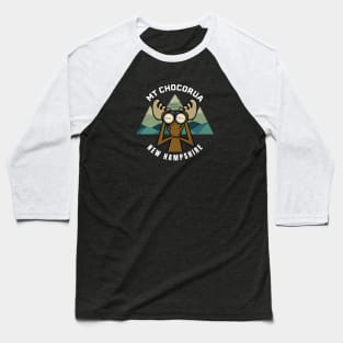 Mt Chocorua Moose Binoculars - Dark Shirts Baseball T-Shirt